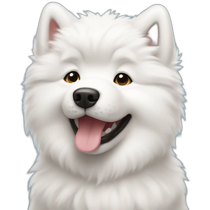 samoyed puppy emoji