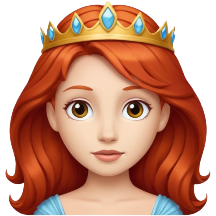 Princesa ruiva emoji