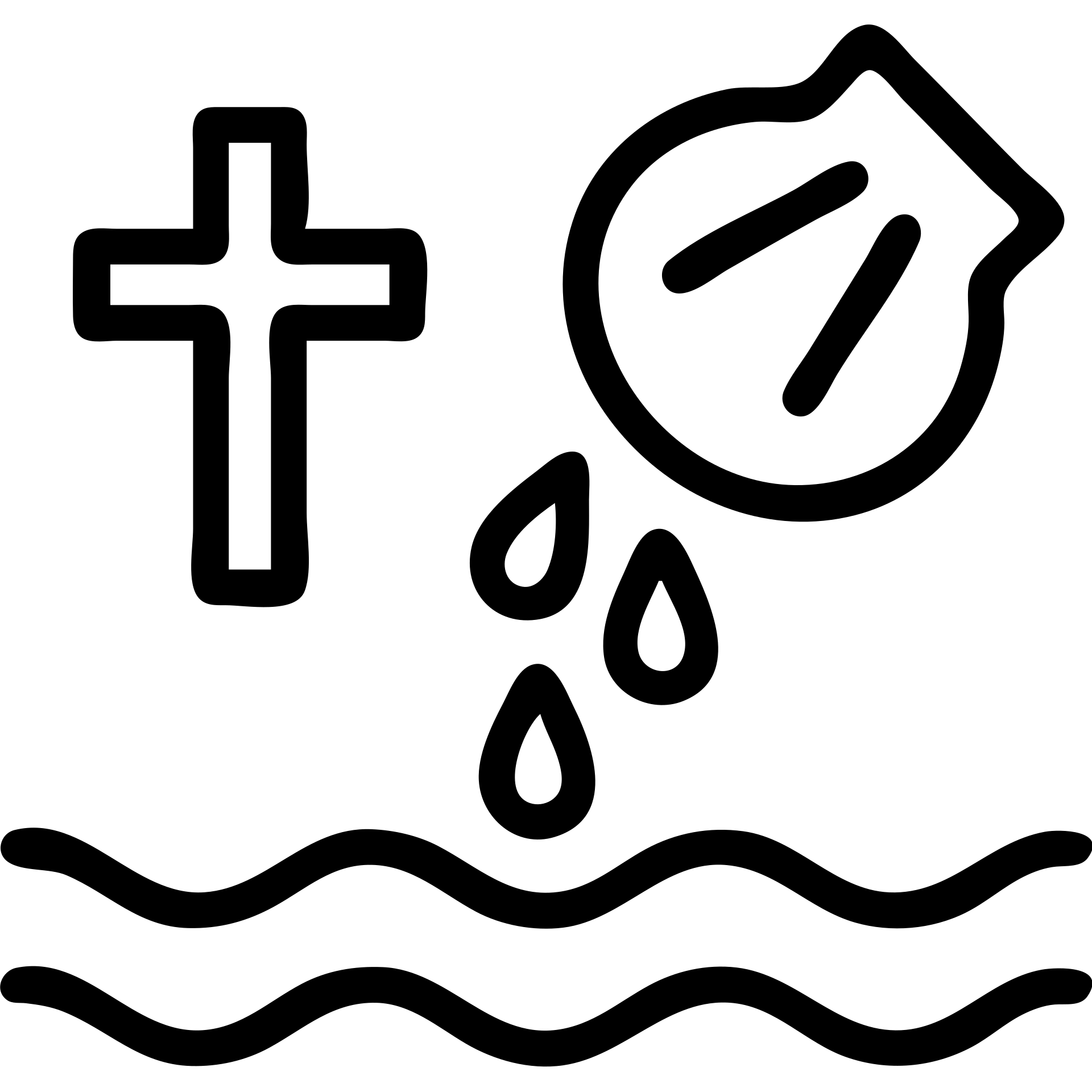 Christian baptism icon, simple outline, no fill emoji