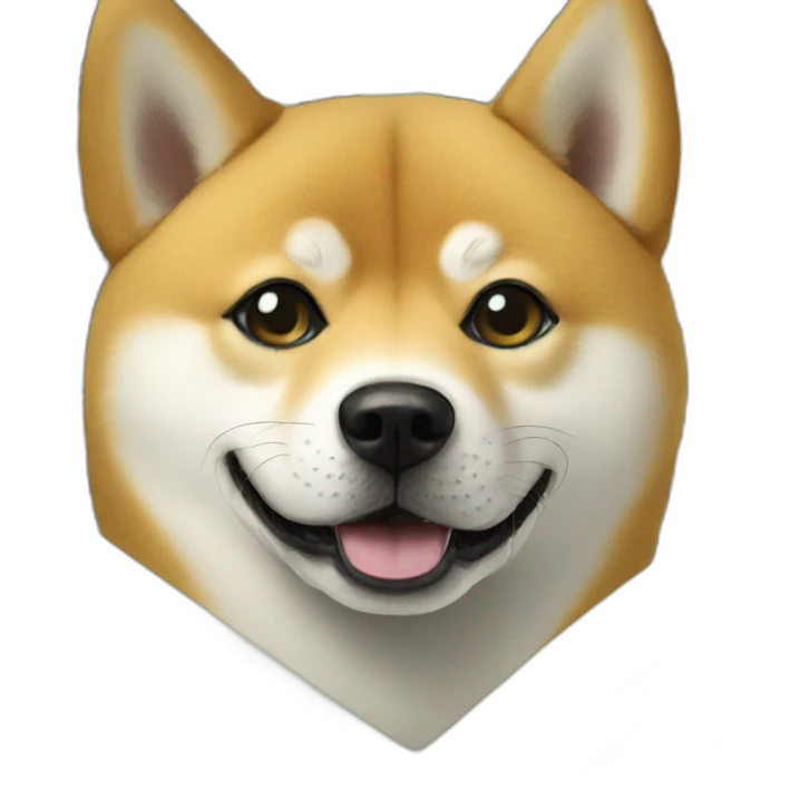 SHIBA WITH DOLLARS EYES emoji