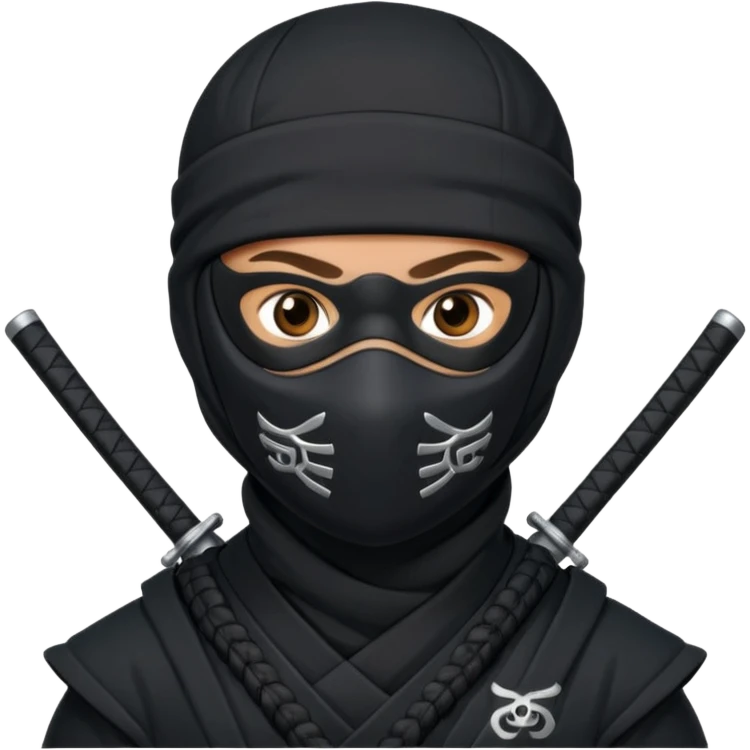 Ninja with MB written on it emoji