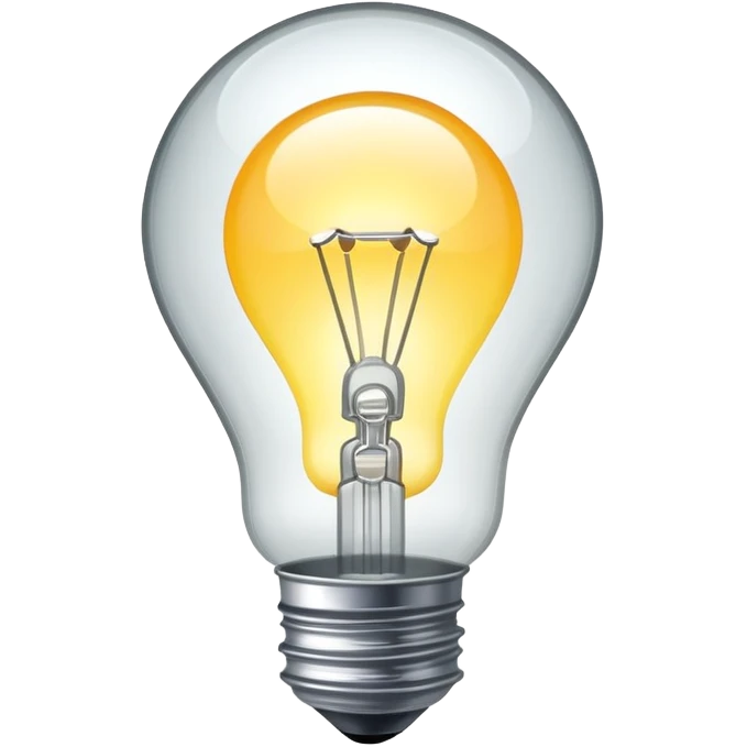 Light bulb emoji