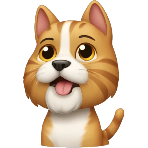 el gato y el perro emoji
