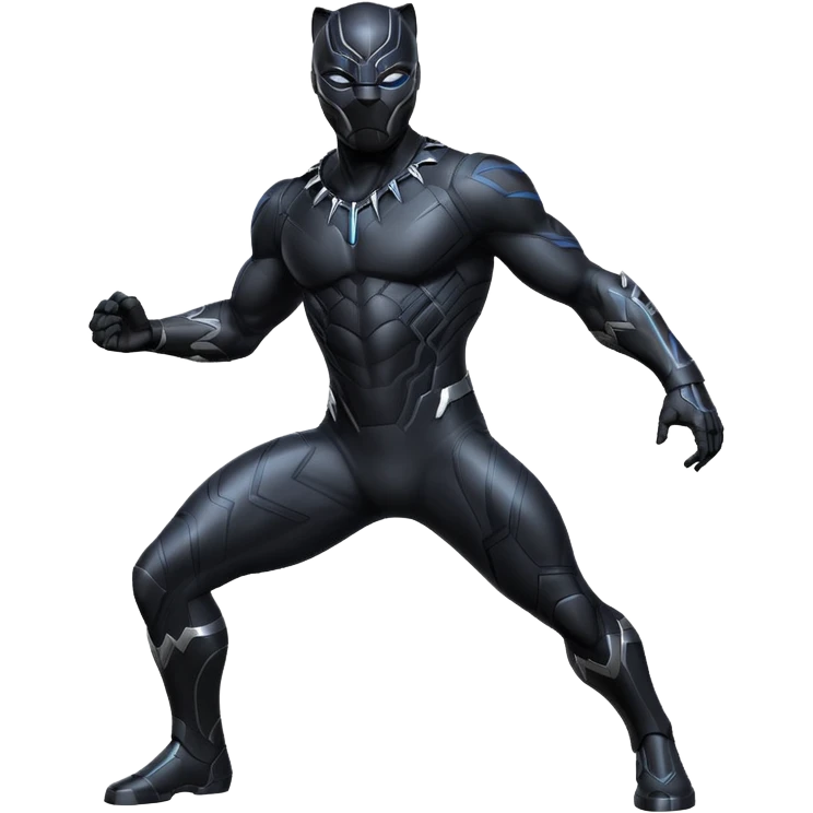 Black panther superhero  emoji