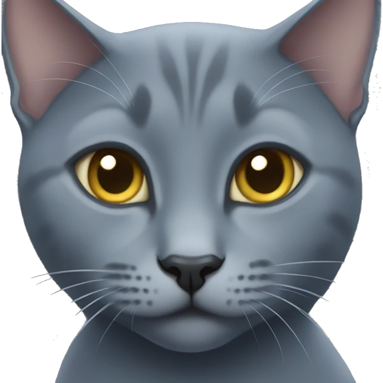 Russian blue cat emoji