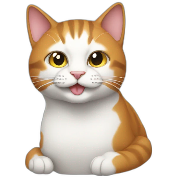 flex cat emoji