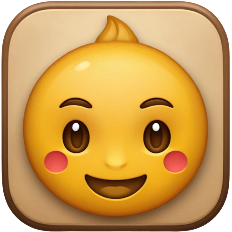 Картофель с ртом и глазами emoji