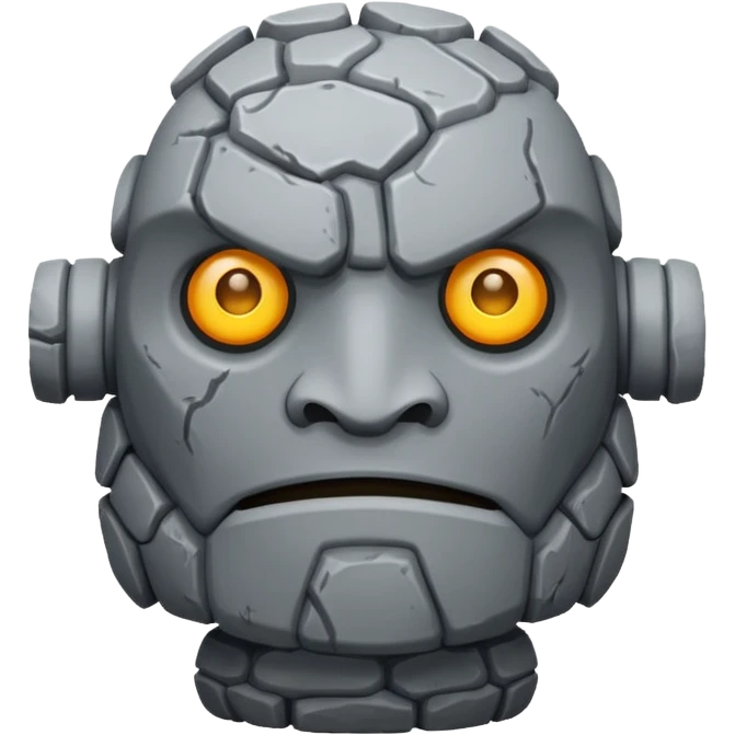 Stone golem emoji