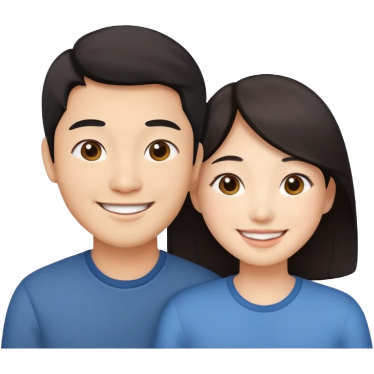 Asian couple emoji