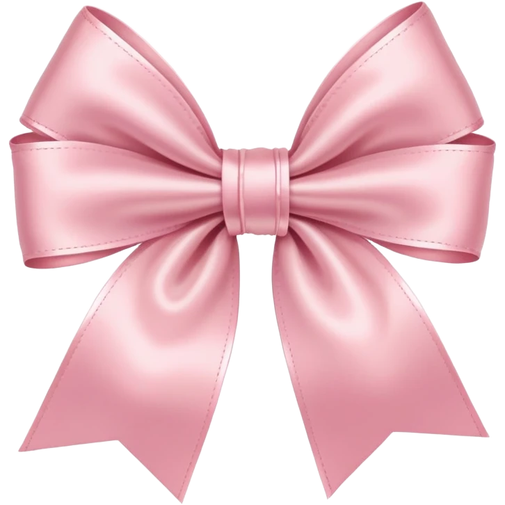 pastel pink bow emoji