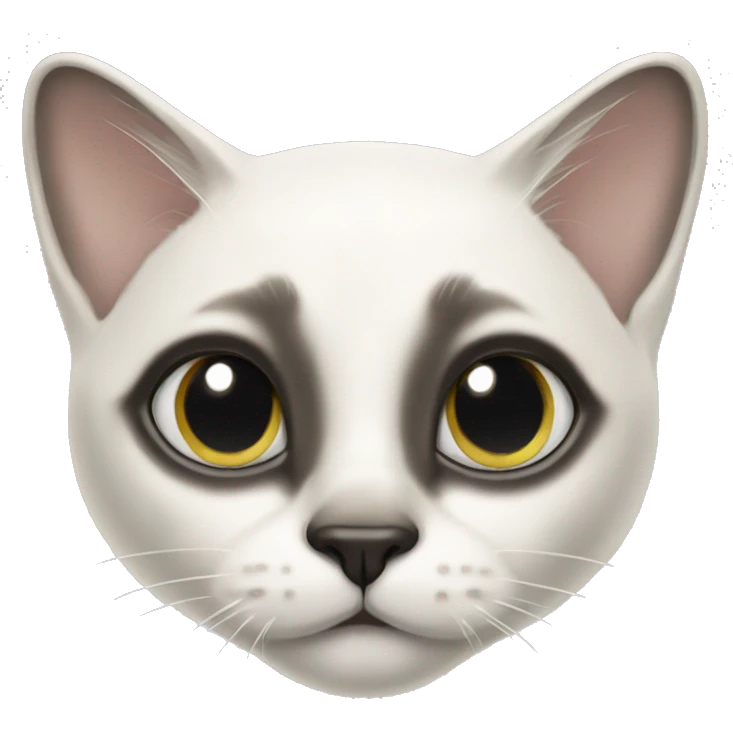 White Siamese Cat emoji