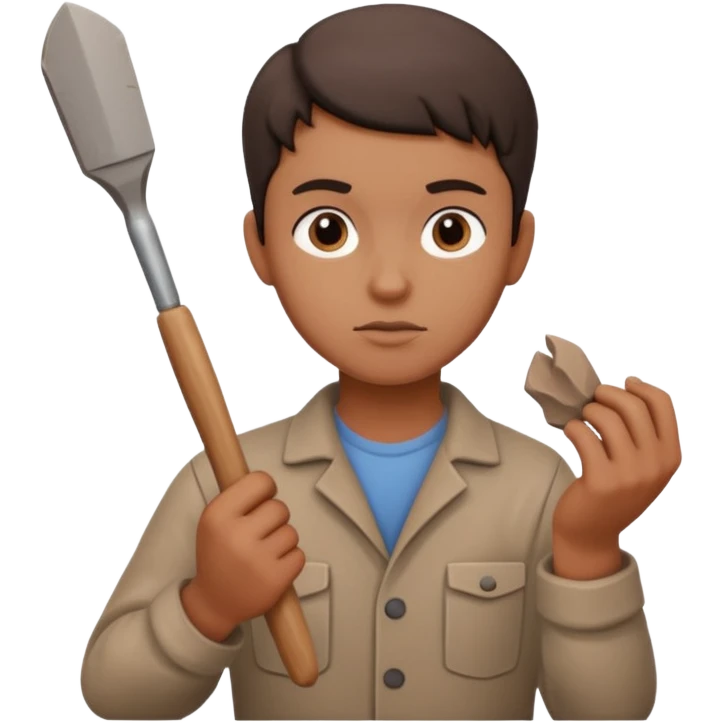 sculptor young  emoji