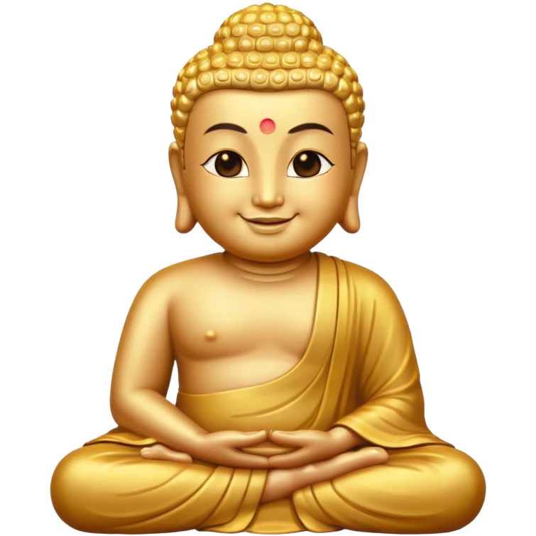Cartoon Buddha emoji