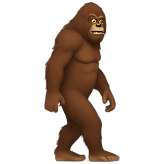 bigfoot emoji
