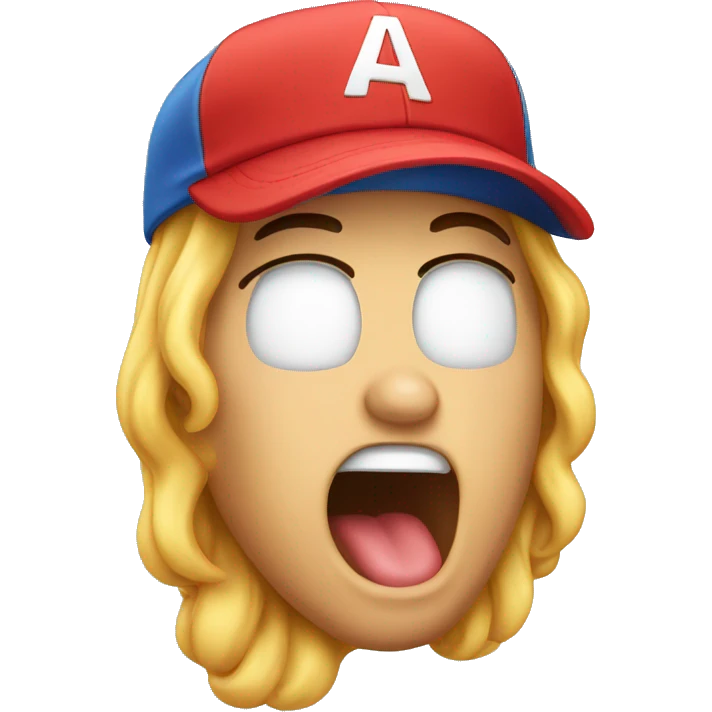 Sleeping cap yawning emoji emoji