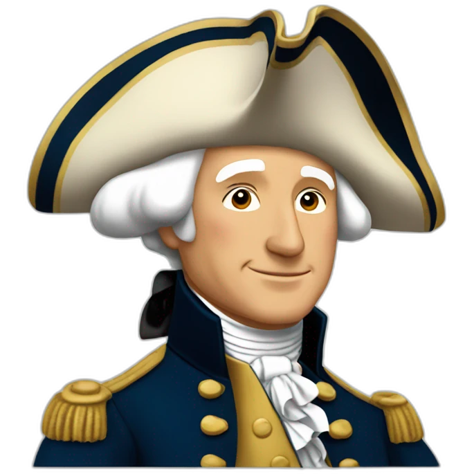 George washington emoji curtsy emoji