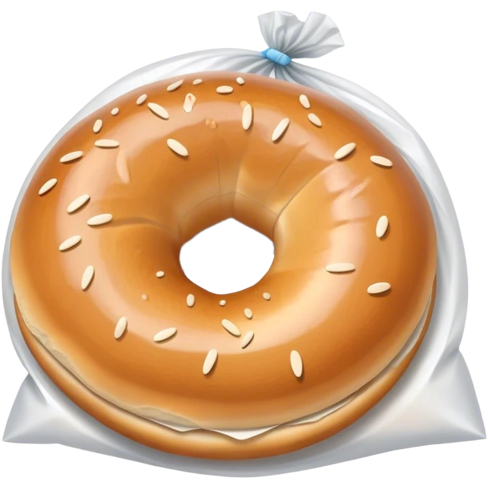 bagel in a bag emoji