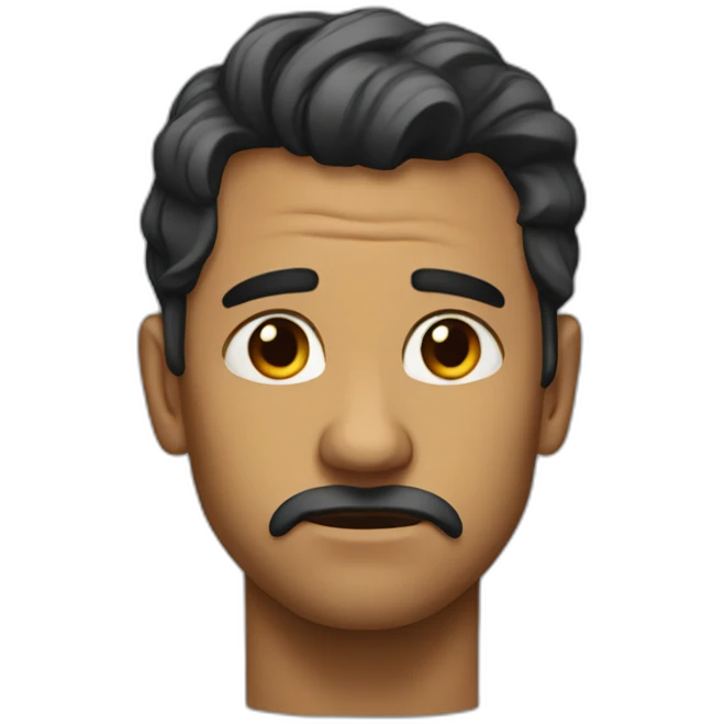 guilty look down emoji