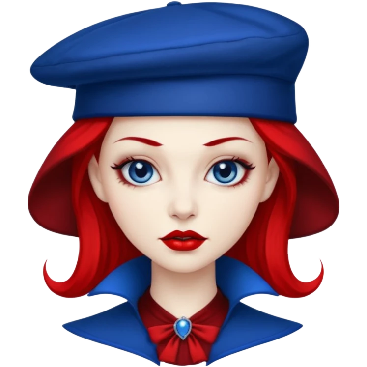 vampire with blue hat emoji
