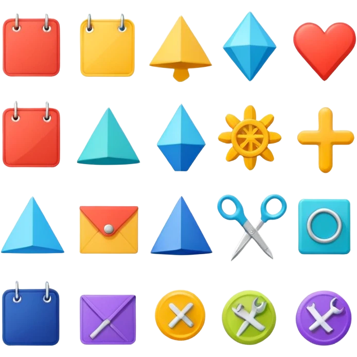 Elements for planner emoji