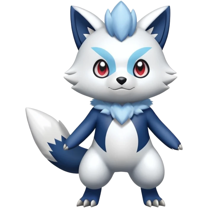 Shiny Oshawott-Meowstic-Zangoose-Hybrid (Full body) emoji