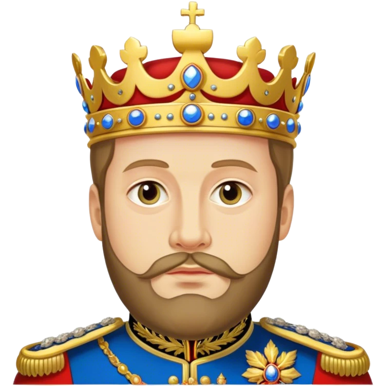 Tzar Alexander III of Russia  emoji