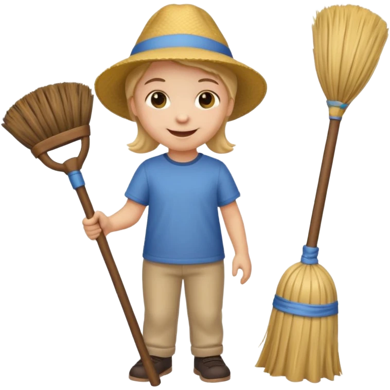 Emoji to encourage kids to do chores - should contain something about house chores emoji