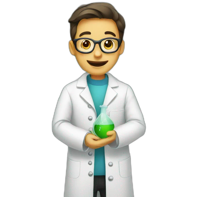 Chemist in lab  emoji
