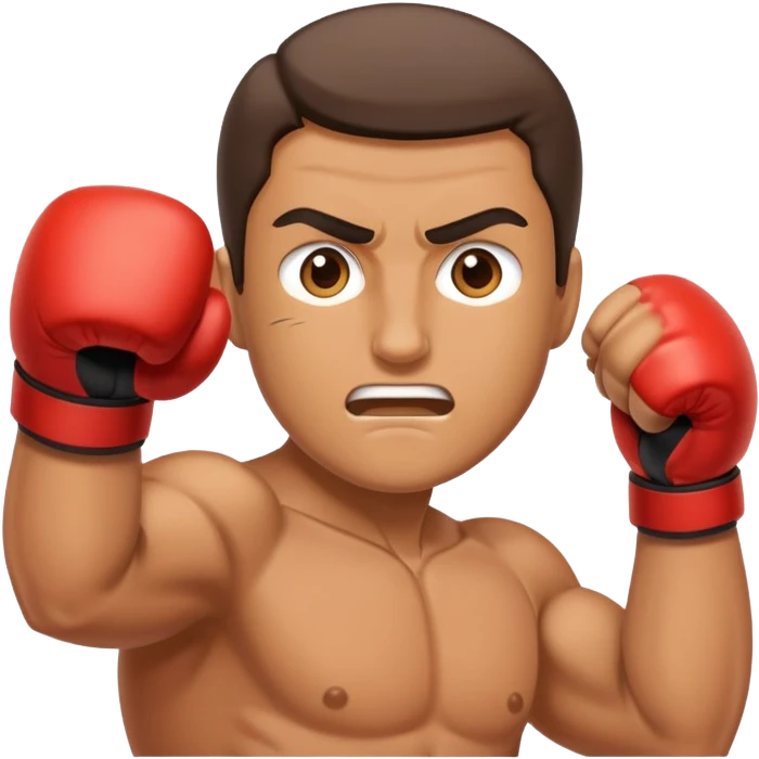 Me fighting man emoji