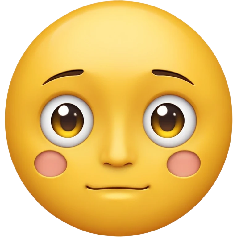 yellow face emoji