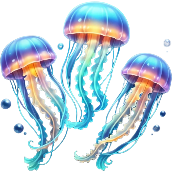 galaxy jelly fishes  emoji