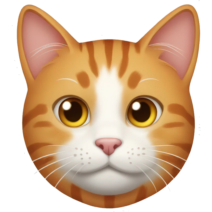 One ginger tabby cat and one gray tabby cat  emoji