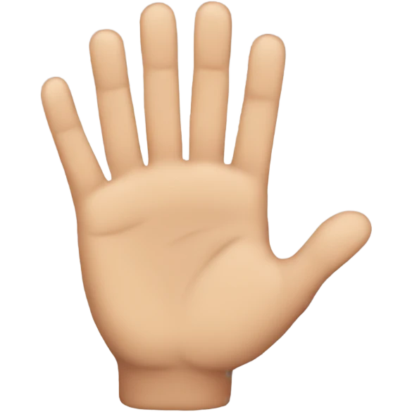 hand to hand emoji