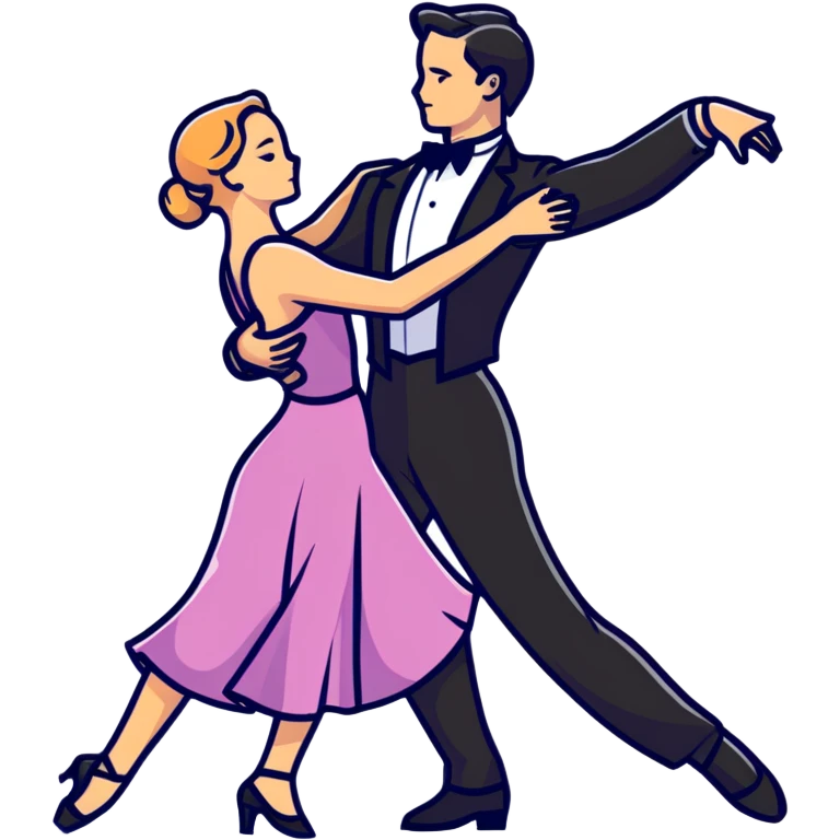 ballroom dancing couple emoji