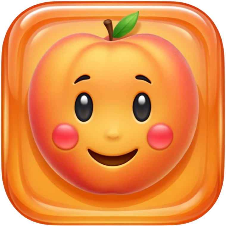peach gummie emoji