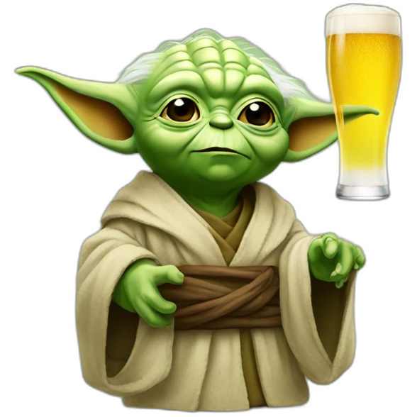 Yoda-beer emoji