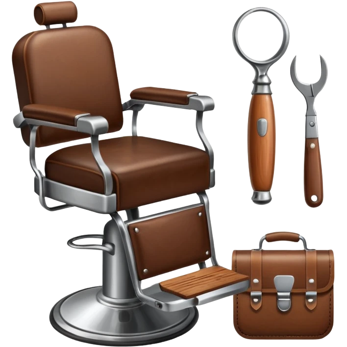 Accesorios barbería emoji