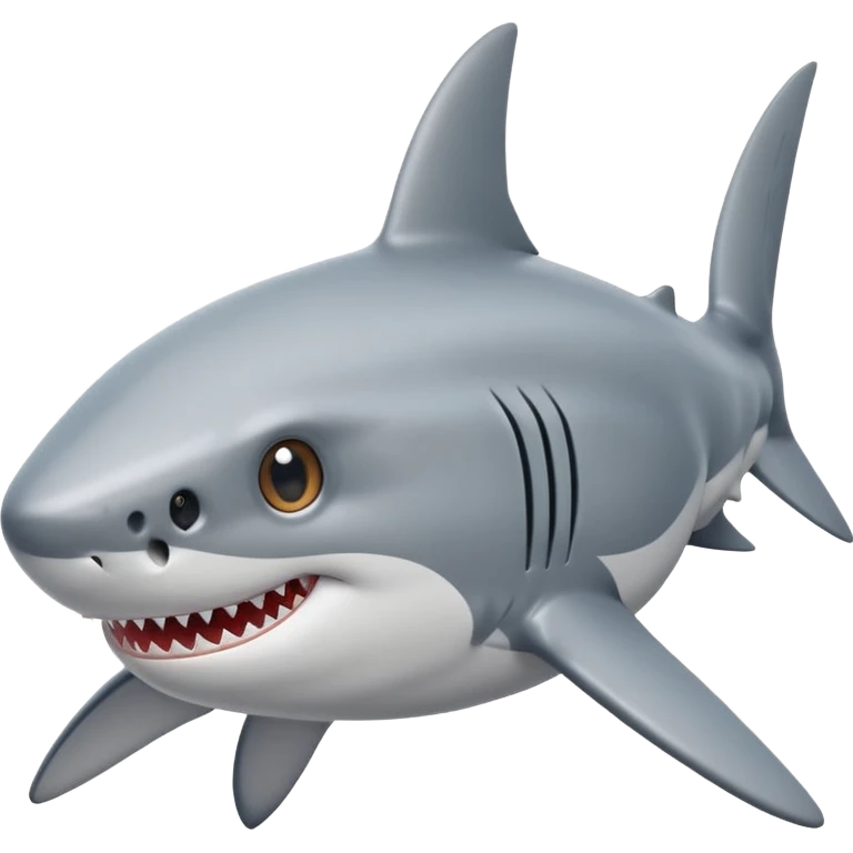 Shark with 🤩 emoji