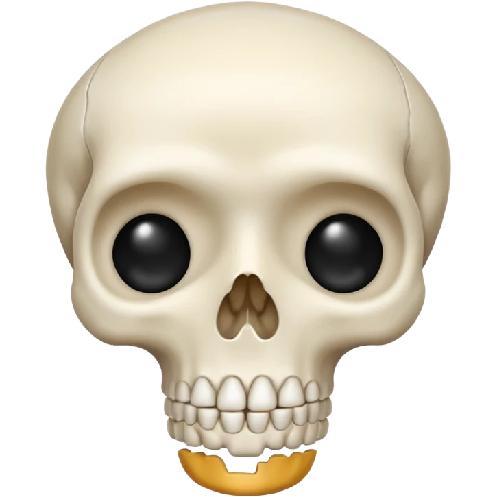 can you generate simple emoji about healthy bone make it cute emoji
