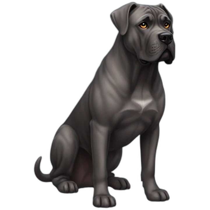 Dog Cane Corso full-height emoji