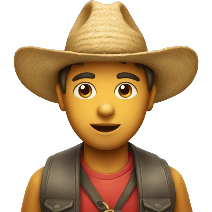 niño con sombrero emoji