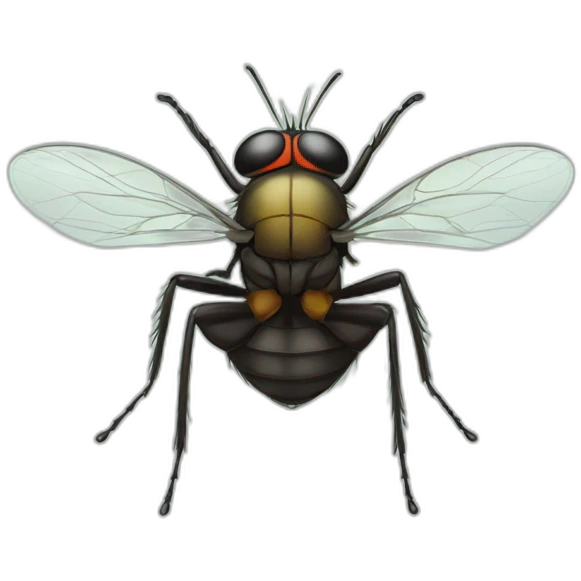 Angry housefly emoji