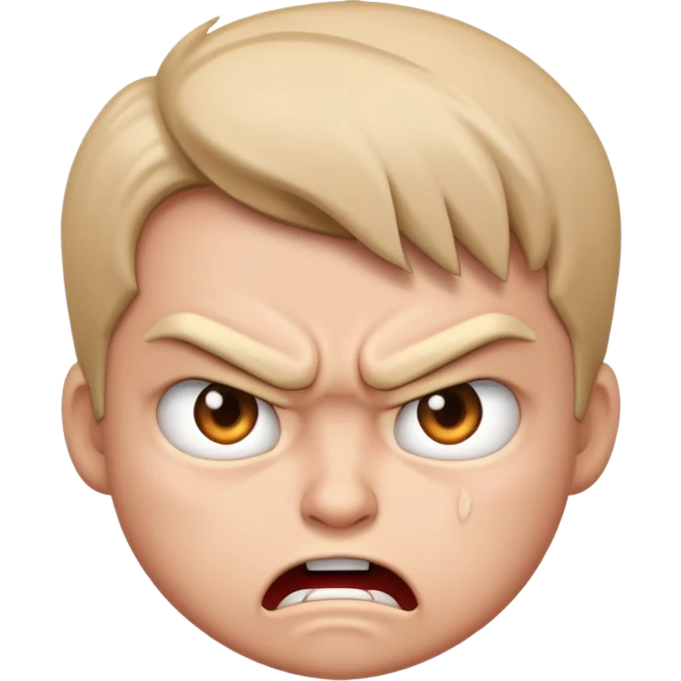 Angry cutie emoji