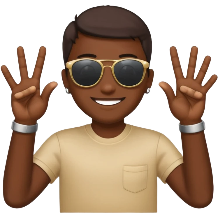 👐😎6️⃣7️⃣ emoji