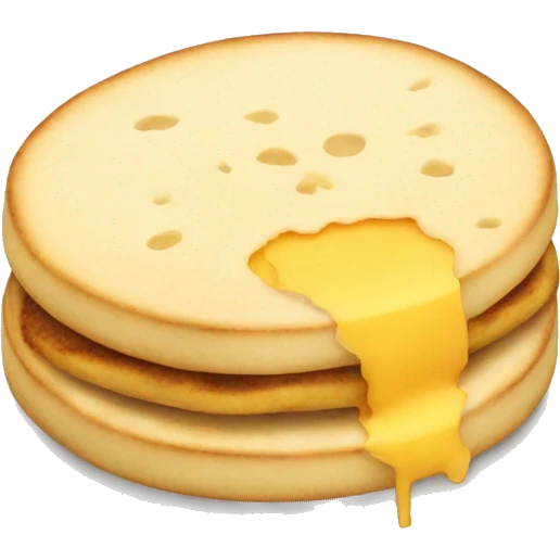 arepa with cheese emoji