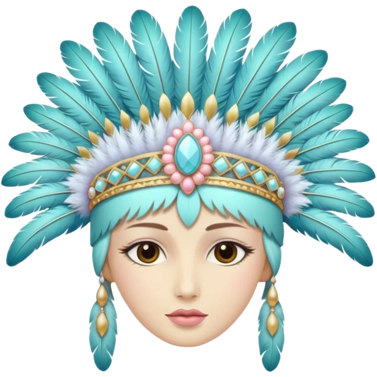 a pastel headdress apparel hat emoji
