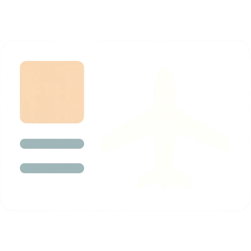 modern sleek pilot license design with minimalist airplane silhouette emoji
