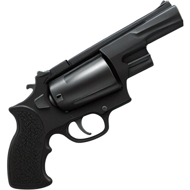 Black with a gun emoji
