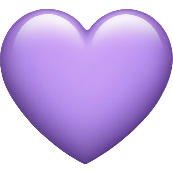 Light purple heart emoji
