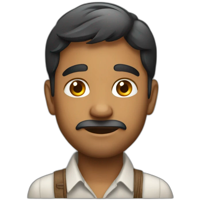 Average it working indian emoji